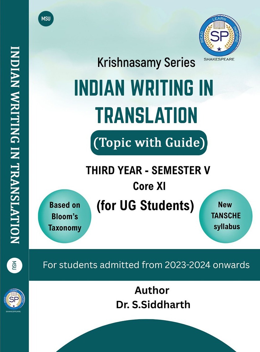 Indian Writing in Translation - Sem 5 - M S University